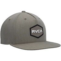 Men's RVCA Olive Commonwealth Snapback Hat