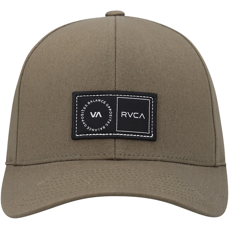 Casquette Snapback à plateforme olive RVCA pour hommes