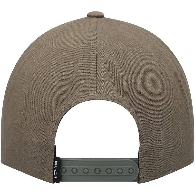 Casquette Snapback à plateforme olive RVCA pour hommes