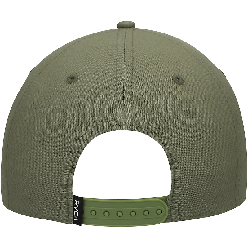 Casquette Snapback scellée olive RVCA pour hommes
