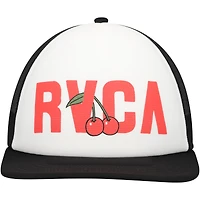 Casquette Snapback RVCA Luke P Trucker blanche pour hommes