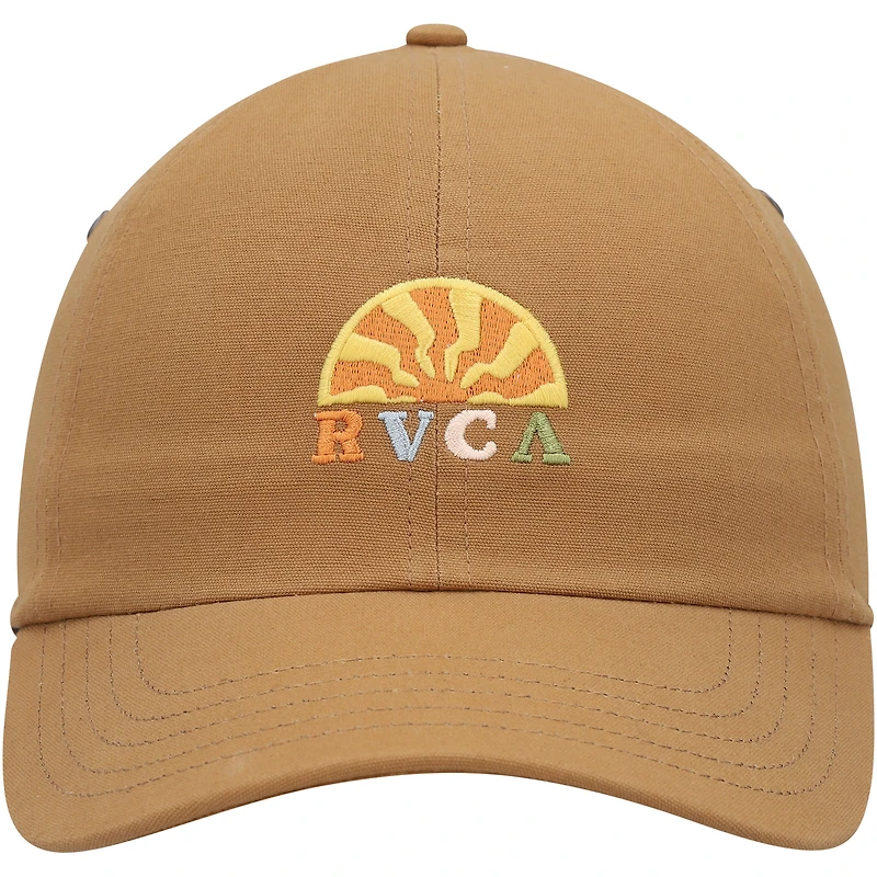 Chapeau de papa réglable RVCA Brown Rays pour femmes