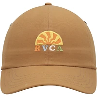 Chapeau de papa réglable RVCA Brown Rays pour femmes