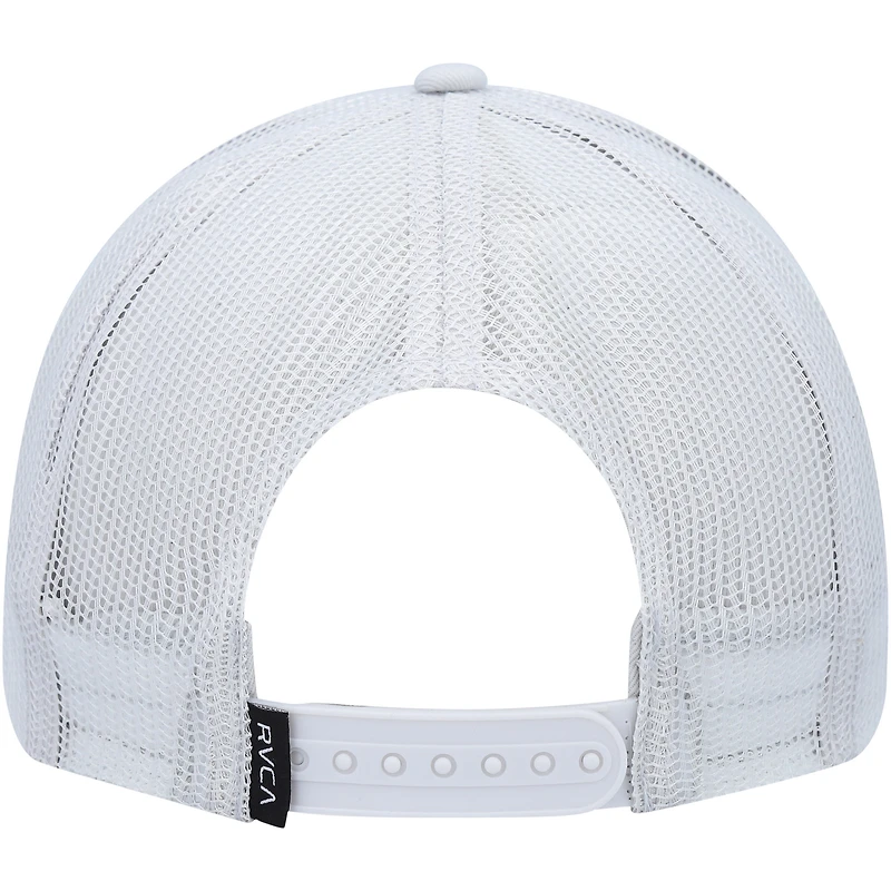 Casquette Snapback de camionneur en mousse RVCA gris Wish You Were Here pour femmes