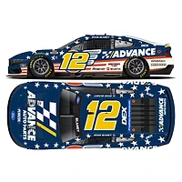 Action Racing Ryan Blaney 2026 #12 Advance Auto Parts Patriotique Ford Mustang Elite moulée sous pression à l'échelle 1:24