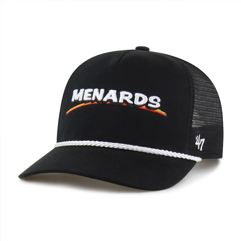 Men's '47 Black Ryan Blaney Side Patch Hitch Trucker Rope Adjustable Hat