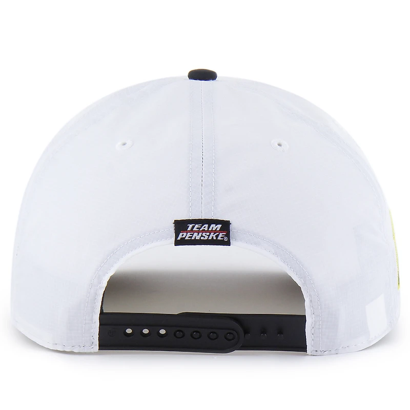 Men's '47 White/Black Ryan Blaney brrr° Menards Rope Hitch Adjustable Hat