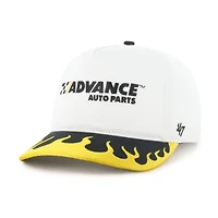 Men's '47  White/Gold Ryan Blaney Flame Hitch Adjustable Hat