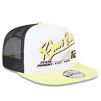 Men's New Era Black Ryan Blaney  9FIFTY A-Frame Retro Script Snapback Hat
