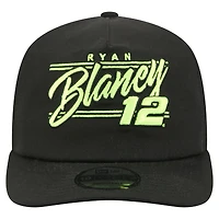 Casquette ajustable New Era Ryan Blaney Driver Script 19TWENTY noire pour homme