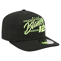 Men's New Era  Black Ryan Blaney Driver Script 19TWENTY Adjustable Hat