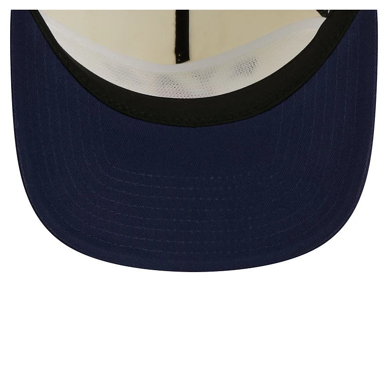 Men's New Era Cream/Navy Ryan Blaney Flag 19TWENTY Adjustable Hat
