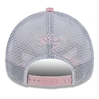 Men's New Era  Pink Ryan Blaney 9FORTY A-Frame Trucker Paisley Adjustable Hat