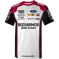 T-shirt noir de l'équipe Penske pour hommes, Ryan Blaney BodyArmor