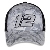 Men's Team Penske  Camo Ryan Blaney Digital Adjustable Hat