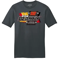 T-shirt homme Penske Anthracite Ryan Blaney Advance Auto Parts