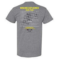 T-shirt Équipe Penske Homme Heather Charcoal Ryan Blaney Calendrier 2026