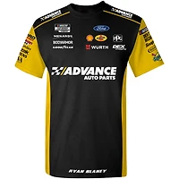 T-shirt blanc pour hommes de l'équipe Penske, Ryan Blaney Advanced Auto Parts