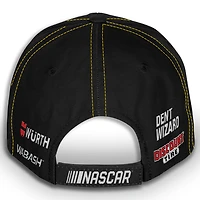 Unisex Checkered Flag Sports Black Ryan Blaney Menards Uniform Adjustable Hat