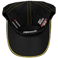 Unisex Checkered Flag Sports Black Ryan Blaney Menards Uniform Adjustable Hat