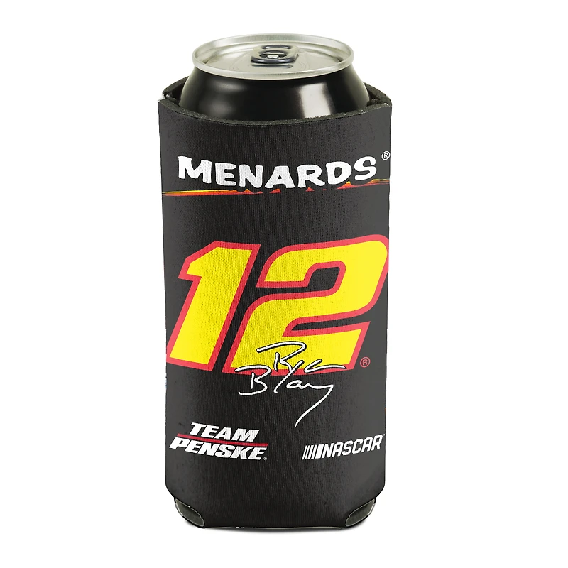 Refroidisseur de canettes WinCraft NASCAR Ryan Blaney 16 oz