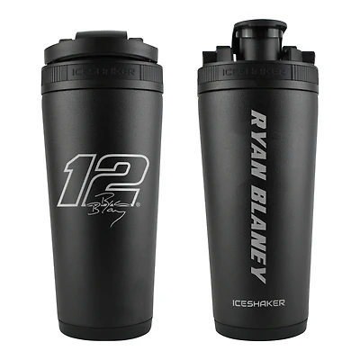 WinCraft Ryan Blaney 26oz. Bouteille de mélangeur de shaker à glace en acier inoxydable