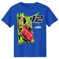 Youth Team Penske  Royal Ryan Blaney Car T-Shirt