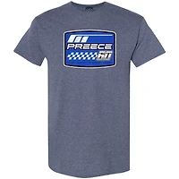 Men's Checkered Flag Sports Heather Navy Ryan Preece Name & Number T-Shirt