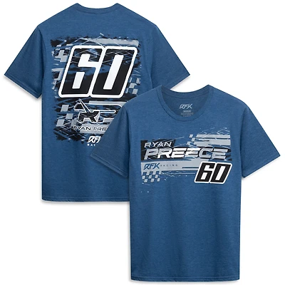 T-shirt homme RFK Racing Heather Navy Ryan Preece #60 Kroger Driver Tri-Blend
