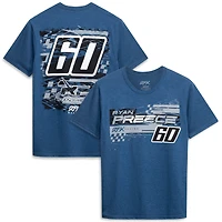 T-shirt homme RFK Racing Heather Navy Ryan Preece #60 Kroger Driver Tri-Blend