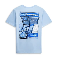 Men's RFK Racing  Light Blue Ryan Preece #60 Kroger T-Shirt