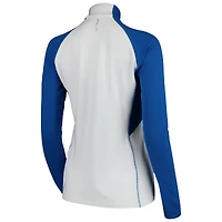 Veste pull raglan à demi-zip pour femme RLX blanche 2018 Ryder Cup Trophy Collection