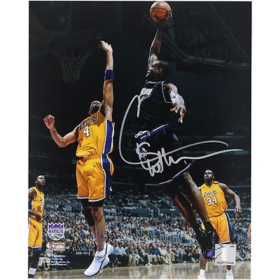 Photo dédicacée de Chris Webber (Sacramento Kings) - Dunk contre les Los Angeles Lakers (8" x 10")