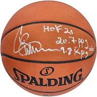 Ballon de basket NBA autographié par Chris Webber (Sacramento Kings) avec plusieurs inscriptions - Édition limitée à 21 exemplaires
