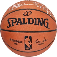 Ballon de basket NBA dédicacé par Chris Webber des Sacramento Kings avec plusieurs inscriptions - Édition limitée à 21 exemplaires