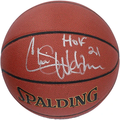 Chris Webber Sacramento Kings Autographed NBA Zi/O Excel Indoor/Outdoor Basketball with "HOF 21" Inscription