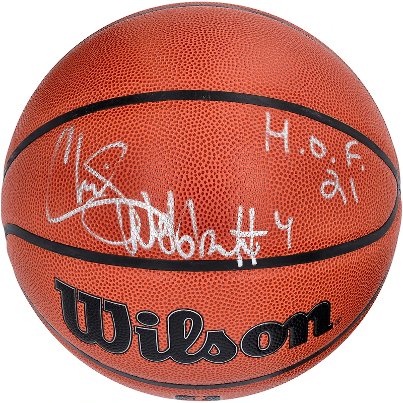 Chris Webber Sacramento Kings Autographed Wilson Authentic Series Indoor/Outdoor Basketball with "H.O.F. 21" Inscription