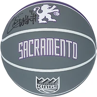 Chris Webber Sacramento Kings Autographed Wilson City Edition Collectors Basketball