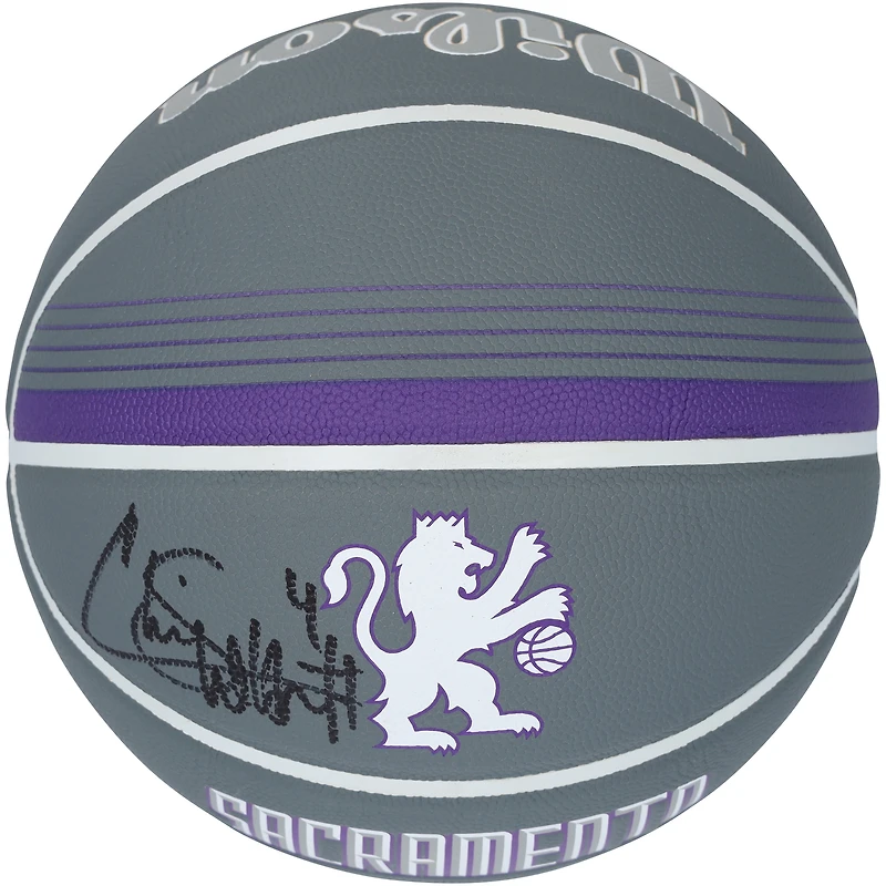 Chris Webber Sacramento Kings Autographed Wilson City Edition Collectors Basketball