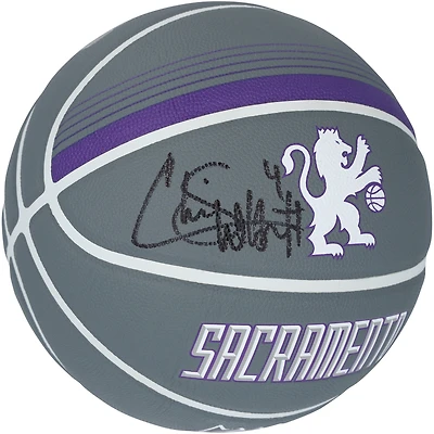 Chris Webber Sacramento Kings Autographed Wilson City Edition Collectors Basketball