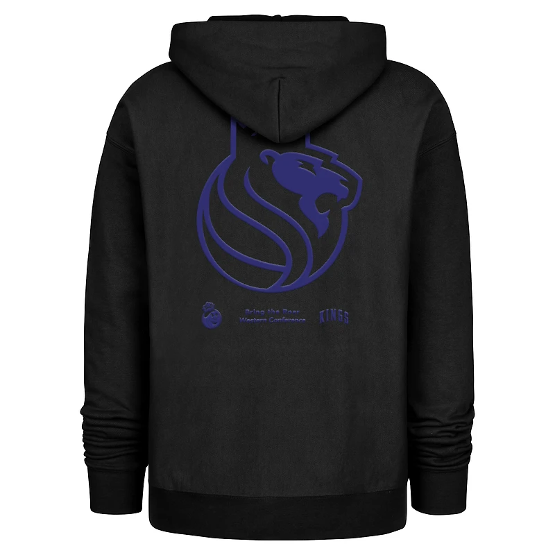 Sweat à capuche double crossover Foundation City Edition 2024/25 noir Sacramento Kings pour homme