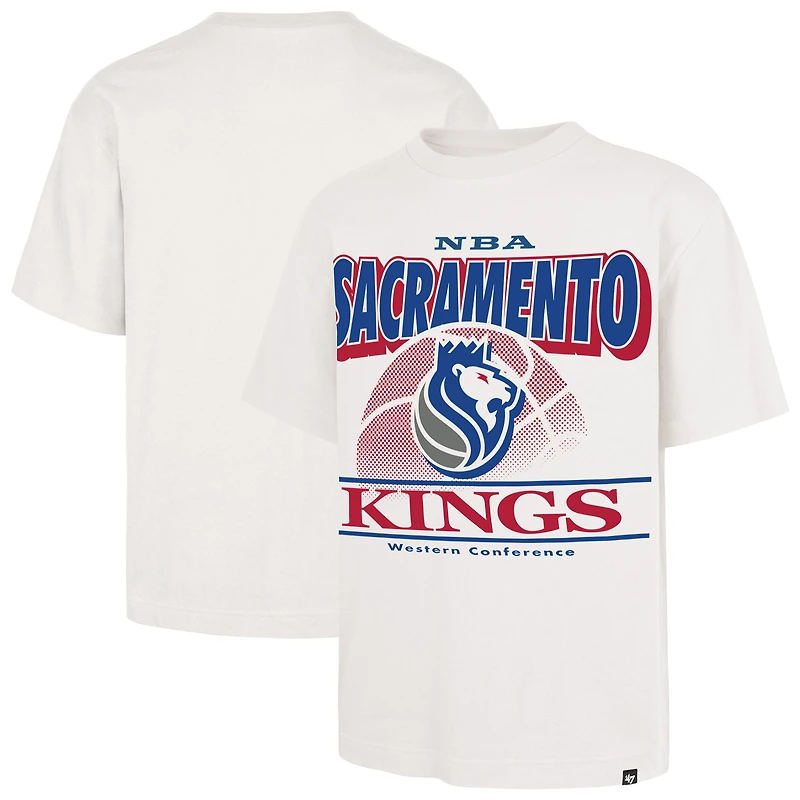 Men's '47 White Sacramento Kings City Edition Shifty Foundation T-Shirt