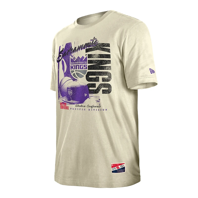 Men's New Era Sacramento Kings Distressed Throwback Vintage Color Pack T-Shirt