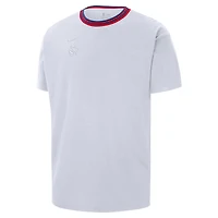 Men's Nike White Sacramento Kings City Edition Courtside Premium T-Shirt