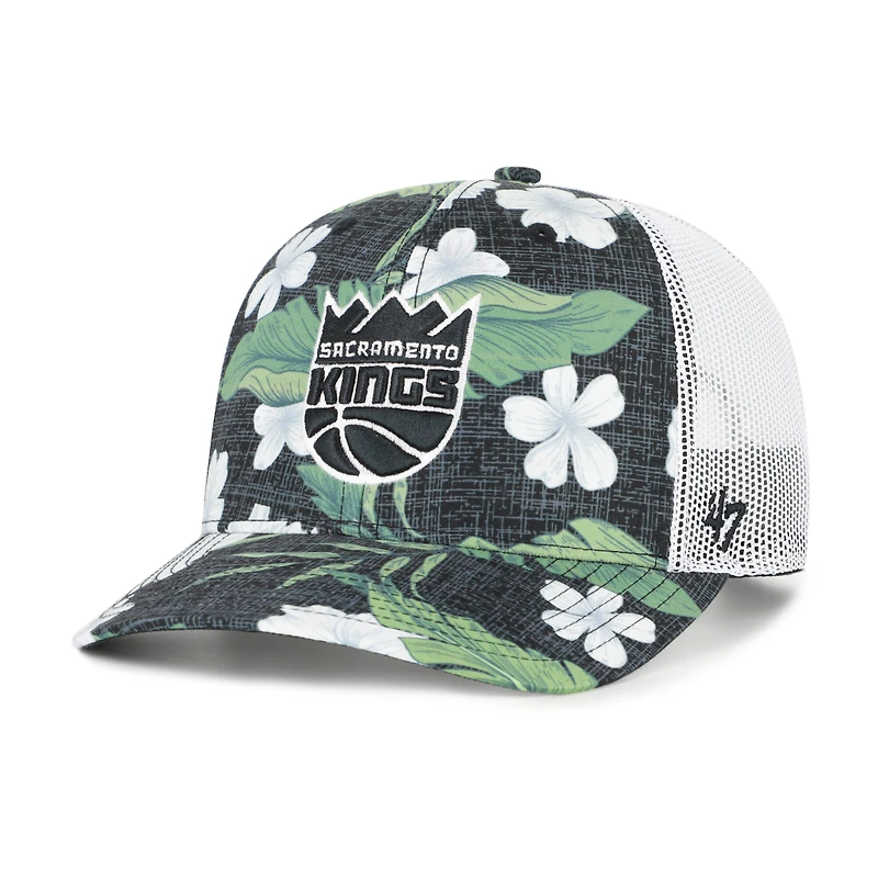 Casquette trucker ajustable Sacramento Kings Beach Side noire pour homme, modèle 47
