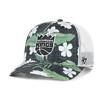 Casquette trucker ajustable Sacramento Kings Beach Side noire pour homme, modèle 47