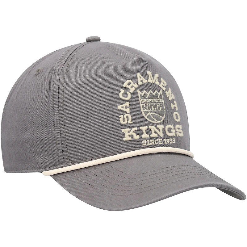 Casquette réglable '47 Charcoal Sacramento Kings Canyon Ranchero Hitch pour hommes