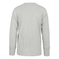 Men's '47  Gray Sacramento Kings First Rate Franklin Long Sleeve T-Shirt