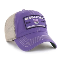 Men's '47 Purple/Tan Sacramento Kings Wabash Patch Clean Up Adjustable Hat