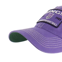 Men's '47 Purple/Tan Sacramento Kings Wabash Patch Clean Up Adjustable Hat